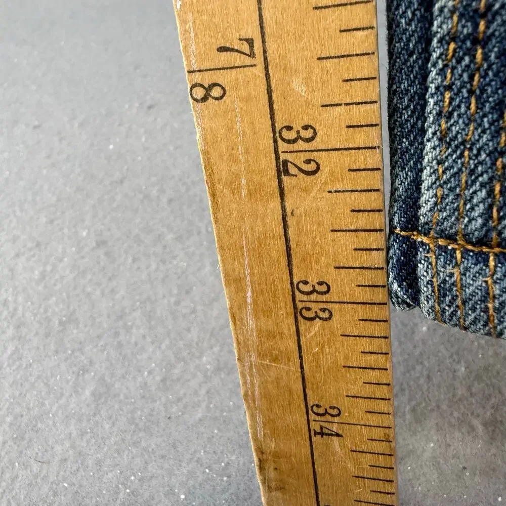 Carhartt Jeans Men's 32x33 Blue Straight Leg Work Wear Classic Fit Rugged